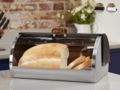 Tower Linear Roll Top Bread Bin Rose