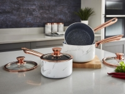 Tower 3 Piece Saucepan Set