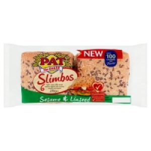 Pat The Baker Sesame & Linseed Slimbos 6 Pack 230g 1.39 €