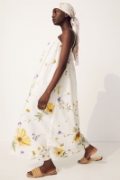 HM  Linen-blend dress