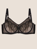 Marks and Spencer Autograph Nouveau Embroidered Underwired Minimiser Bra C-G