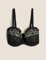 Marks and Spencer M&s Collection Embrace Embroidered Underwired Strapless Bra F-H
