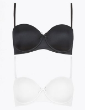 M&s Collection 2pk Padded Multiway Bras A-E