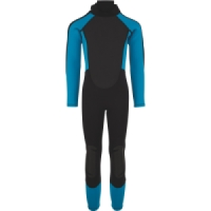 Grey & Blue Childrens Full Wetsuit