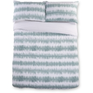 Aldi  Green Double Duvet Set