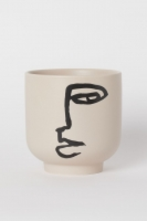 HM  Plant pot with a motif