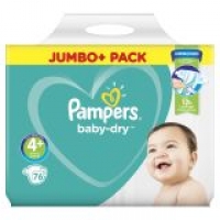 EuroSpar Pampers Baby Dry Jumbo+ Maxi Size 4