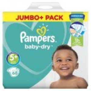 EuroSpar Pampers Baby Dry Jumbo+ Junior Size 5