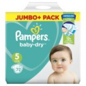 EuroSpar Pampers Baby Dry Jumbo+ Junior plus Size 5+