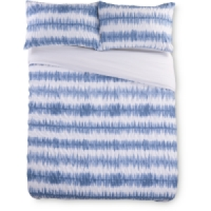 Aldi  Blue Super King Duvet Set