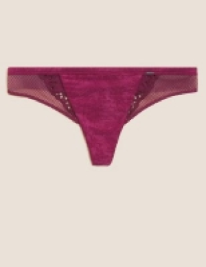 Autograph Nouveau Embroidered Thong