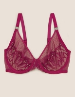 Marks and Spencer Autograph Nouveau Embroidered Underwired Plunge Bra F-H