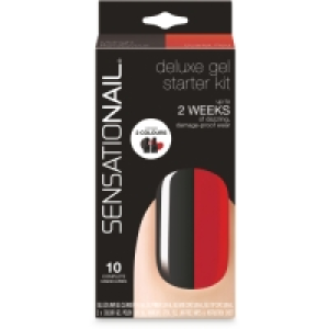 SensatioNail Gel Nail Kit Red/Black