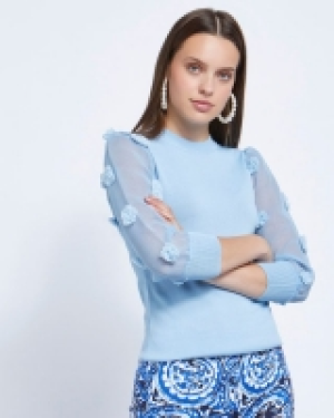 Dunnes Stores  Savida Bobble Sleeve Jumper