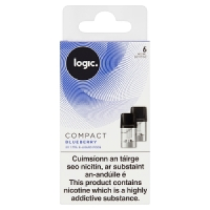 Logic Compact Blueberry E-Liquid Pods 6mg