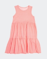 Dunnes Stores  Girls Tiered Jersey Dress (2-10 years)