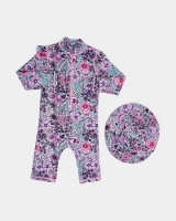 Dunnes Stores  Floral Unitard (0 months - 4 years)