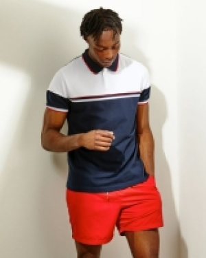 Dunnes Stores  Regular Fit Colour Block Polo