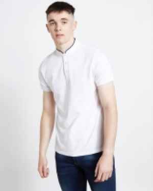 Paul Galvin White Mandarin Polo