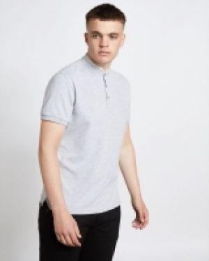 Paul Galvin Grey Mandarin Polo