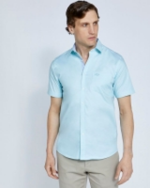 Paul Costelloe Living Slim Fit Aqua Short Sleeve Oxford Shir 15.00 €