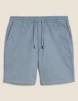 Marks and Spencer M&s Collection Organic Cotton Elasticated Chino Short
