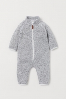HM  Knitted fleece all-in-one suit