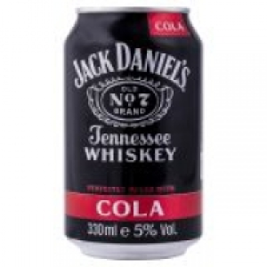 Jack Daniels with Cola Pre Mixed