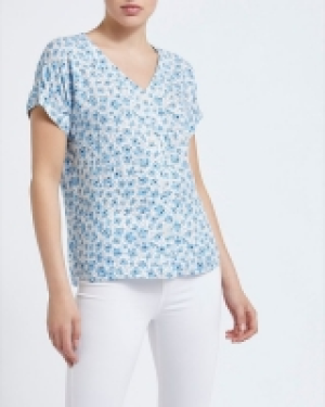 Floral Spot Print Blouse