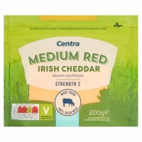 Centra  CENTRA CHEDDAR CHEESE RED 200G