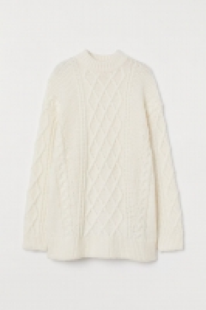 Wool-blend cable-knit jumper 32.00 €
