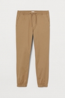 HM  Brushed cotton twill joggers