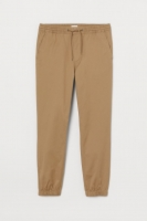 HM  Brushed cotton twill joggers