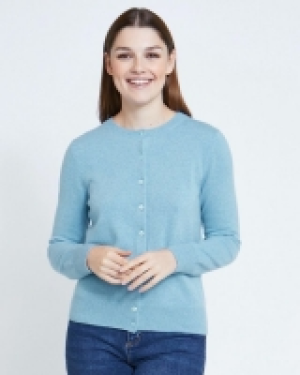 Dunnes Stores  Paul Costelloe Living Studio Light Blue Cashmere Cardigan