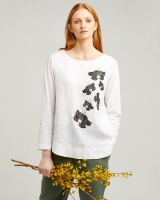 Dunnes Stores  Carolyn Donnelly The Edit Placement Print Linen Top