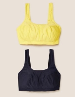 Marks and Spencer Goodmove 2pk High Impact Non-Wired Sports Bras A-H