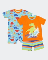 Dunnes Stores  Short Pyjama Set - Pack Of 2 (6 months-4 years)