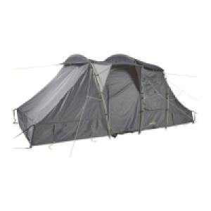 Grey 4 Person Family Tent