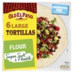 EuroSpar Old El Paso Large Super Soft Flour Tortillas