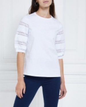 Dunnes Stores  Gallery Andorra Broidery T-Shirt