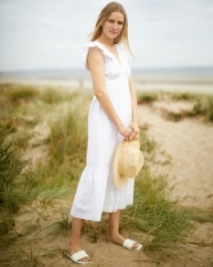 Dunnes Stores  Broderie Midi Dress