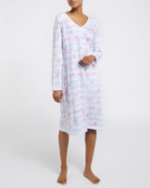 Stripe Cotton Nightdress