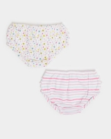 Dunnes Stores  Frill Briefs - Pack Of 2