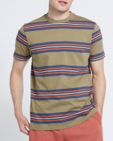 Dunnes Stores  Regular Fit Heavy Stripe T-Shirt