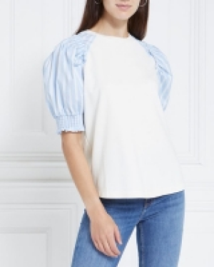 Dunnes Stores  Gallery Marais Stripe Sleeve Top