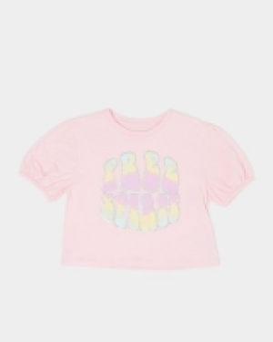 Girls Puff Sleeve T-shirt (2-8 years)