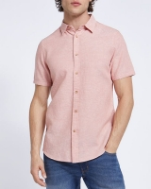 Slim Fit Linen Blend Solid Shirt 3.00 €
