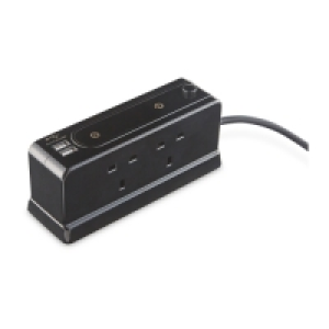 Aldi  Black USB Surge Protect Power Block