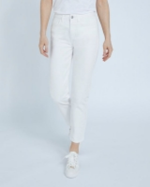 Dunnes Stores  Paul Costelloe Living Studio Cream Straight Leg Denim Jeans