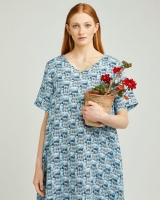 Dunnes Stores  Carolyn Donnelly The Edit Print Linen Dress